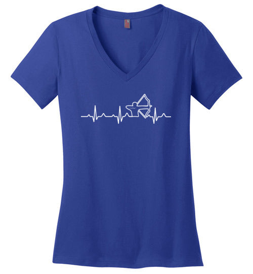 Archery Heartbeat V-Neck