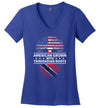 American Grown Trinidadian Roots V-Neck