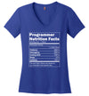 Programmer Nutrition Facts V-Neck