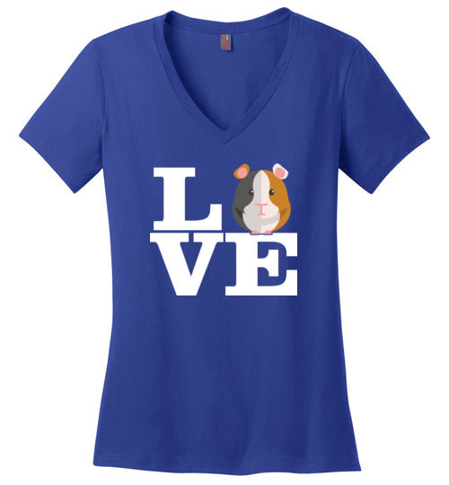 Love Guinea Pigs V-Neck