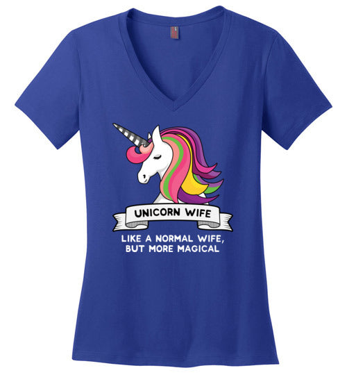 Magical Unicorn Wife V-Neck