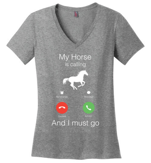 Horse Is Calling V-Neck