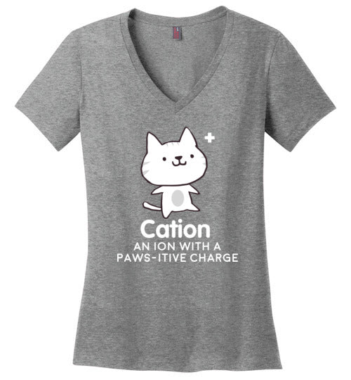 Cation Pawsitive Charge V-Neck