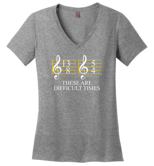 Music These Are Difficult Times V-Neck