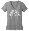 Do All My Own Stunts Get Well V-Neck