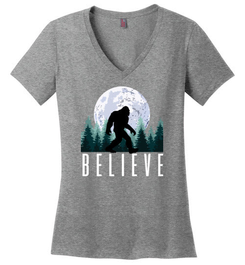 Bigfoot Believe V-Neck