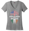 American Grown With Irish Roots V-Neck