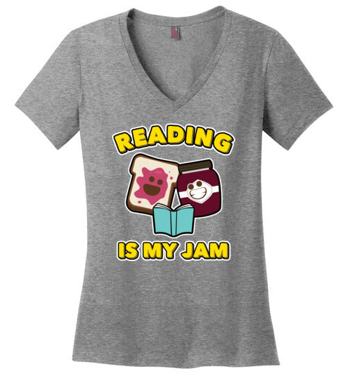 Reading Is My Jam V-Neck