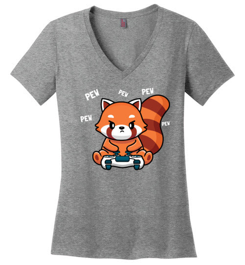 Gaming Red Panda V-Neck