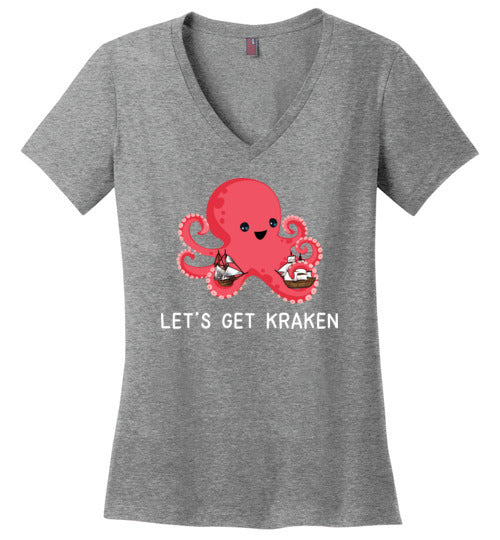 Lets Get Kraken Old Ships V-Neck