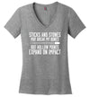 Sticks And Stones V-Neck