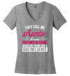 Auntie Partner In Crime V-Neck