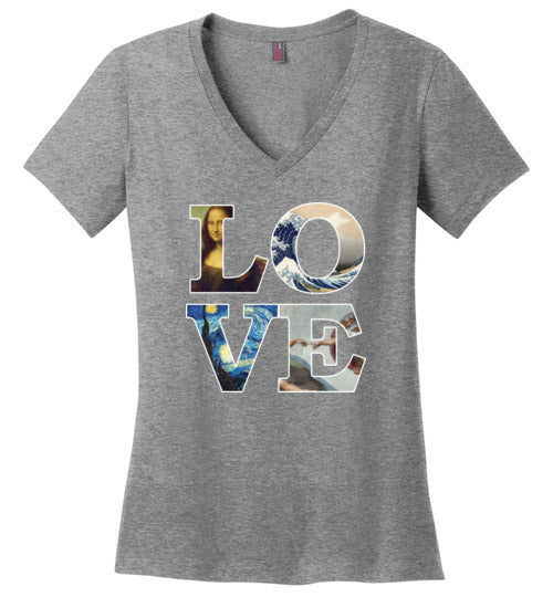 Love Art Masterpieces V-Neck