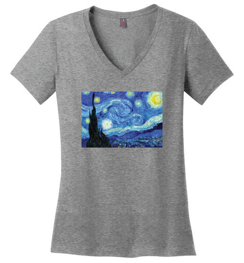 Van Gogh Starry Night V-Neck