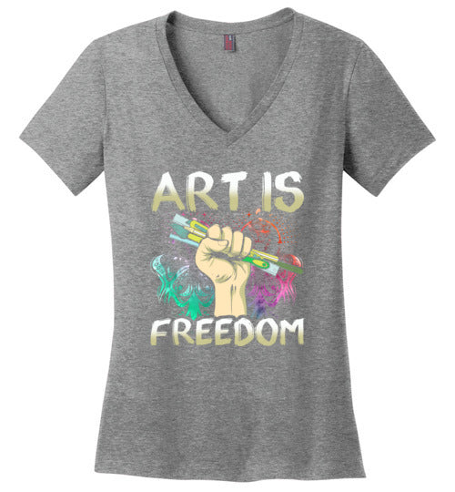 Art Is Freedom V-Neck
