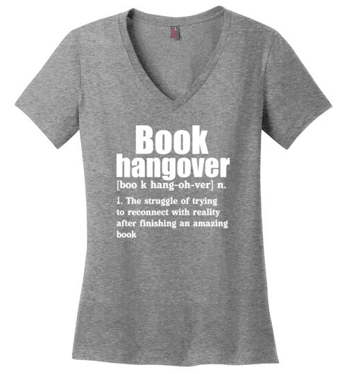 Book Hangover Definition V-Neck