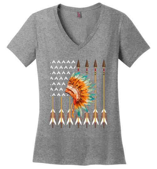Native American Flag V-Neck
