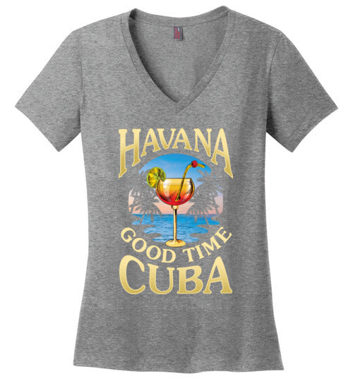 Havana Good Time Cuba V-Neck