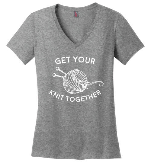 Get Your Knit Together V-Neck