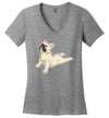 French Bulldog Yoga V-Neck