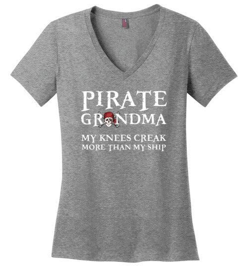 Pirate Grandma V-Neck