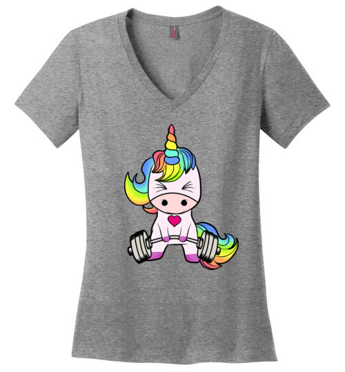 Unicorn Weightlifting Gym V-Neck