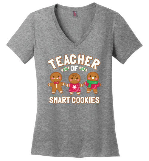Teacher of Smart Cookies V-Neck