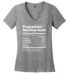 Programmer Nutrition Facts V-Neck