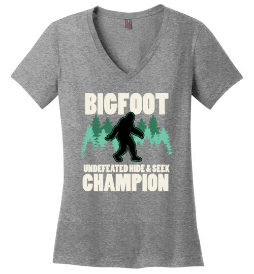 Bigfoot Hide And Seek Champion V-Neck