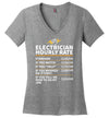 Electrician Hourly Rate V-Neck
