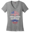 American Grown With Haitian Roots V-Neck