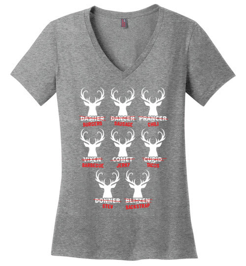 Reindeer Hunter V-Neck