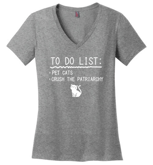 To Do List Crush Patriarchy V-Neck