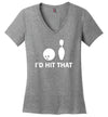 Bowling Hit That V-Neck