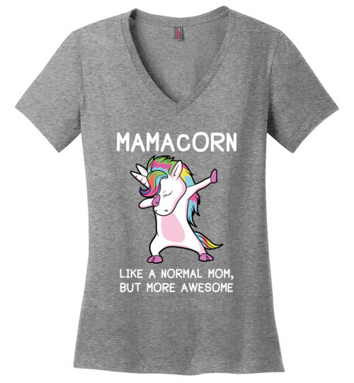 Mamacorn Unicorn Mom V-Neck