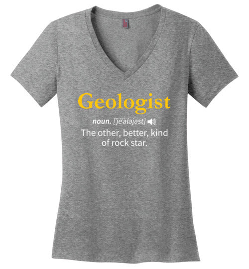 Geologist Rock Star V-Neck