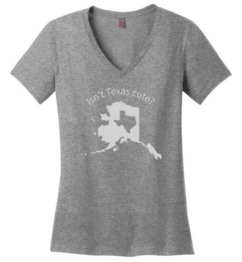 Alaska Isnt Texas Cute V-Neck