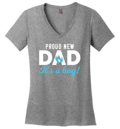 Proud New Dad Boy V-Neck