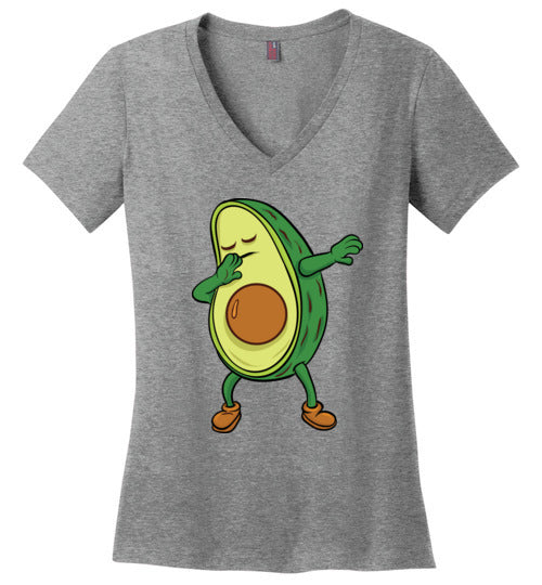 Dabbing Avocado V-Neck