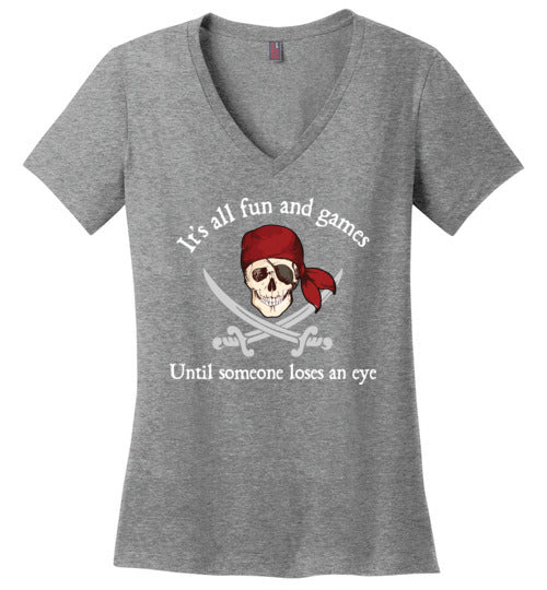 Pirate Fun And Games V-Neck