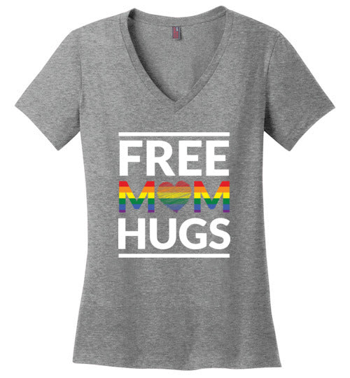 Free Mom Hugs V-Neck