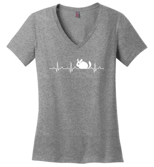 Chinchilla Heartbeat V-Neck