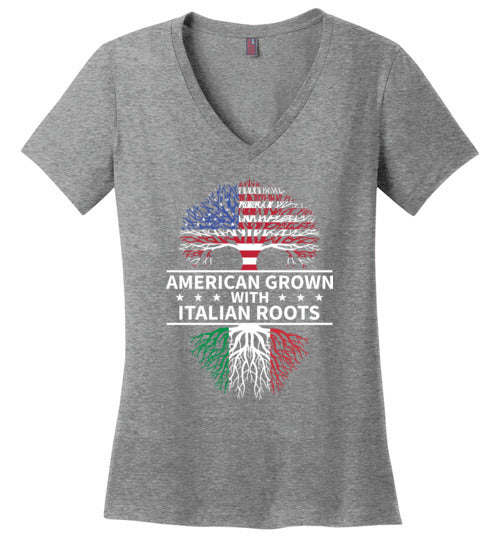 American Grown Italian Roots V-Neck