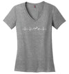 Hiking Heartbeat V-Neck