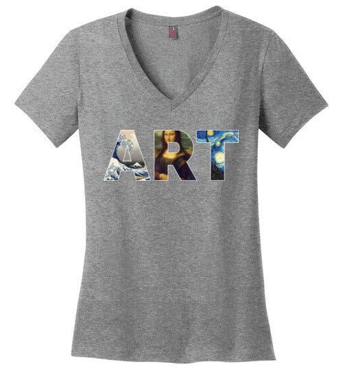 Famous Works of Art V-Neck