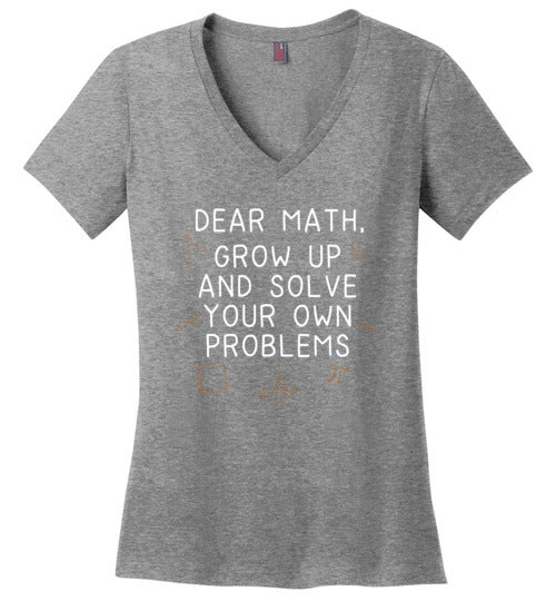 Dear Math V-Neck