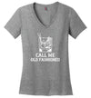 Call Me Old Fashioned Whiskey V-Neck