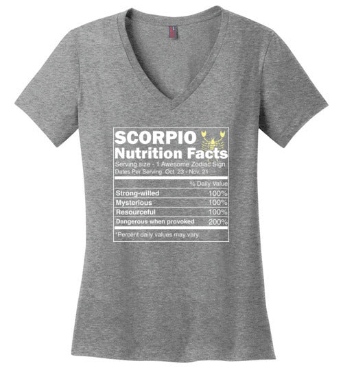 Scorpio Nutrition Facts V-Neck
