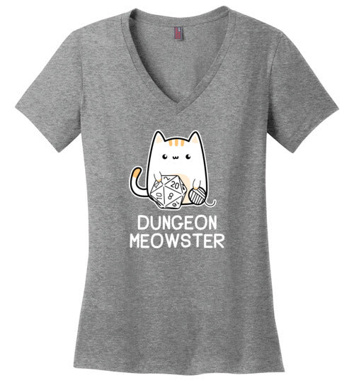 Dungeon Meowster V-Neck