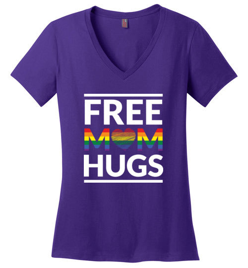 Free Mom Hugs V-Neck